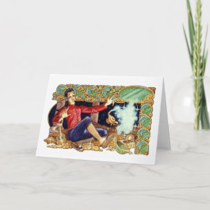 Aladdin's Lamp Greeting Card