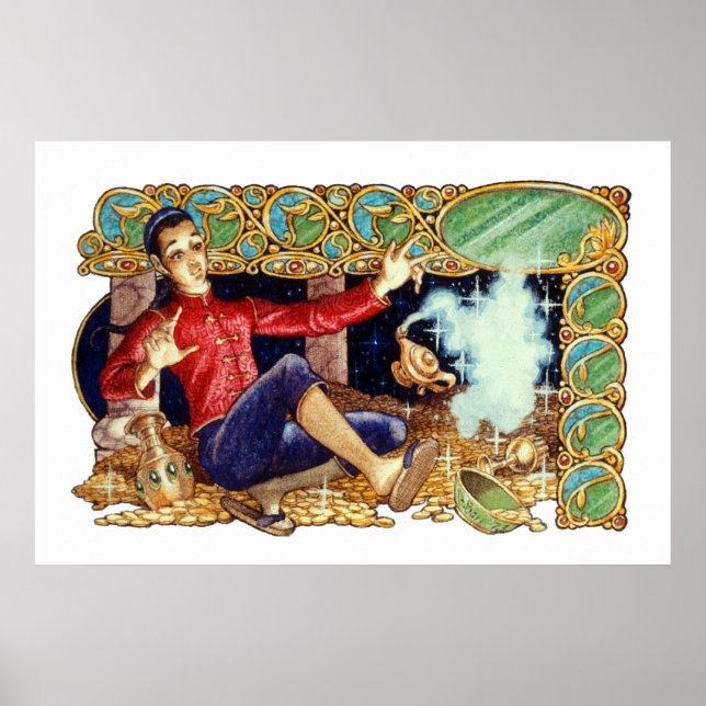 Aladdin's Lamp Print (Front)