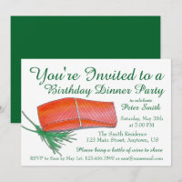 Alaksan Salmon Seafood Birthday Dinner Party