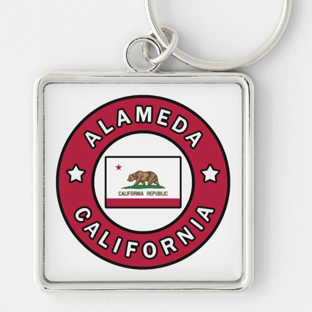 Alameda California Keychain (Front)