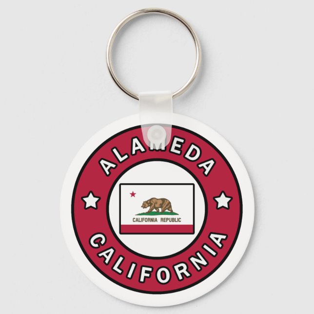 Alameda California Keychain (Front)