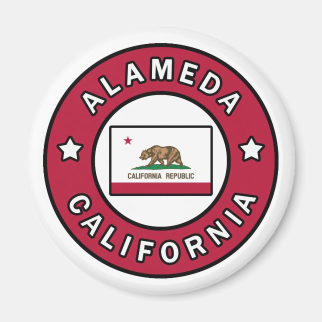 Alameda California Magnet (Front)