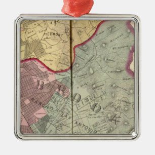 Alameda Co 2 Metal Ornament