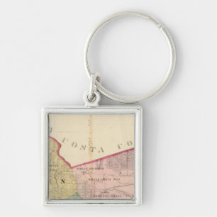 Alameda County map Keychain