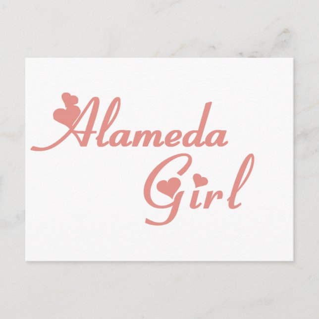 Alameda Girl tee shirts Postcard (Front)