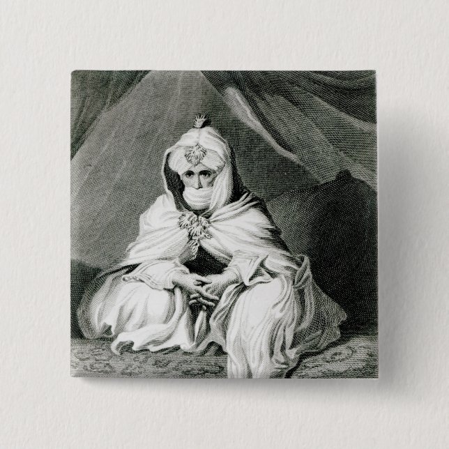 Alameen Ben Mohammed 2 Inch Square Button (Front)