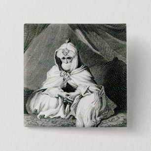 Alameen Ben Mohammed 2 Inch Square Button