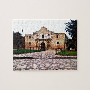 Alamo 8" x 10" Puzzle avec boîte cadeau, 110 pièce