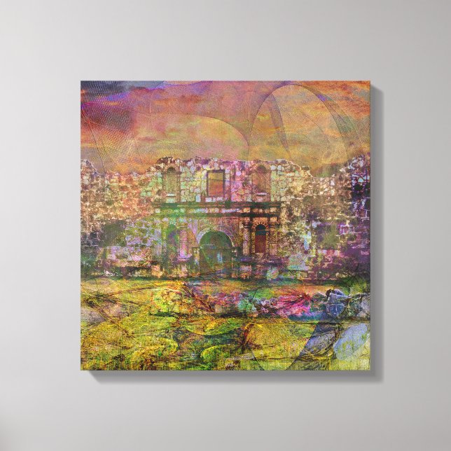 Alamo - After The Fall - Square Canvas Art (Front)