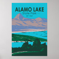 Alamo Lake State Park Arizona Vintage 