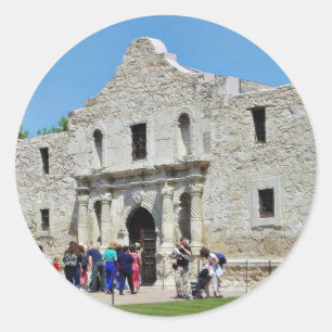 Alamo San Antonio Forts Texas Classic Round Sticker