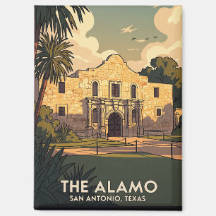 Alamo San Antonio Texas Travel Magnet
