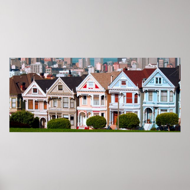 ALAMO SQUARE PAINTED LADIES of SAN FRANCISCO Poster (Front)