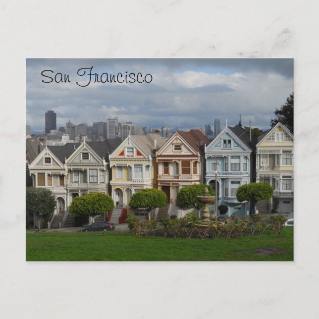 Alamo Square, San Francisco Postcard (Front)