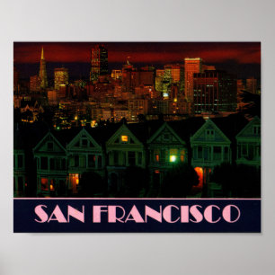 Alamo Square San Francisco Poster