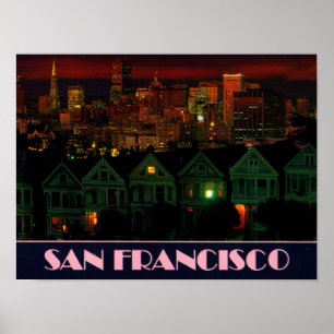 Alamo Square San Francisco Poster