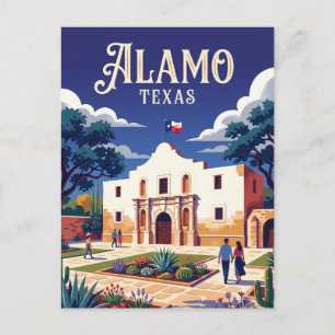 Alamo USA Postcard