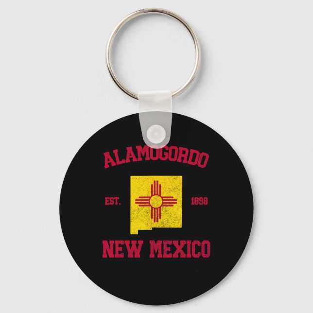 Alamogordo New Mexico  Keychain (Front)