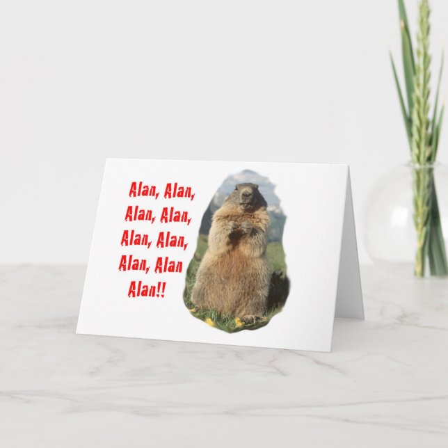 Alan Alan Alan Card (Front)