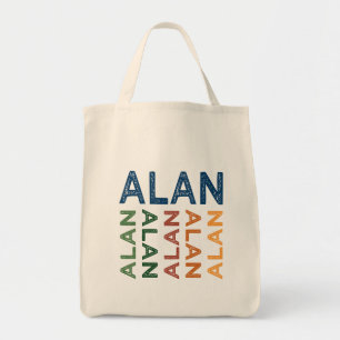 Alan Cute Colourful Tote Bag