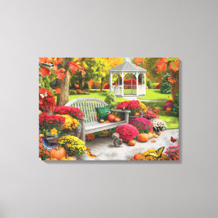 Alan Giana "Autumn Oasis 2" Canvas Print