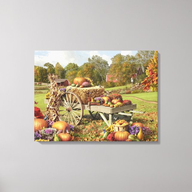 Alan Giana "Autumn Treasures" Canvas Print (Front)