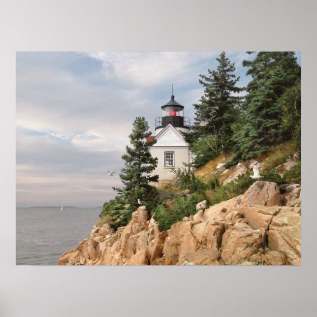 Alan Giana "Bass Harbour Head Light" Poster (Front)