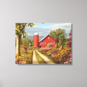 Alan Giana "Countryside Afternoon" Canvas Print