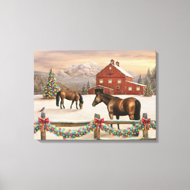 Alan Giana "Peaceful Pasture" Canvas Print (Front)