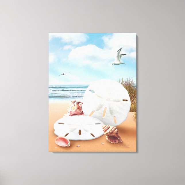 Alan Giana "Sand Dollars" Canvas Print (Front)