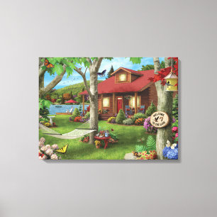 Alan Giana "Welcome to the Lake" Canvas Print