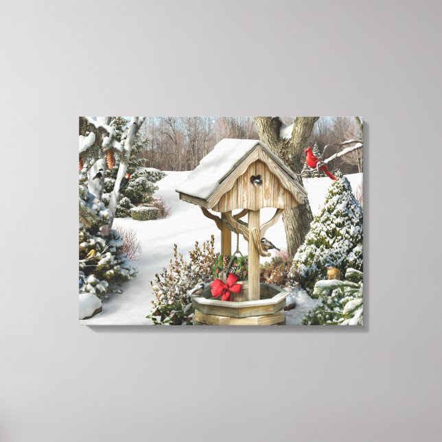 Alan Giana "Winter Wishes" Canvas Print (Front)