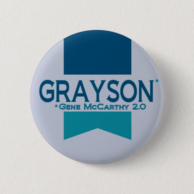 Alan Grayson for President 2012 2 Inch Round Button (Front)