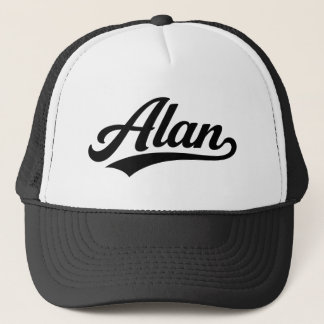 Alan name first last family gifts trucker hat