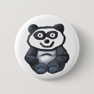 Alan Panda 2 Inch Round Button