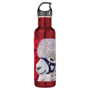 Alan the Alpaca Painting 710 Ml Water Bottle