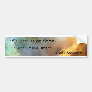 alan watts bumper sticker