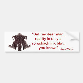 alan watts quote bumper sticker