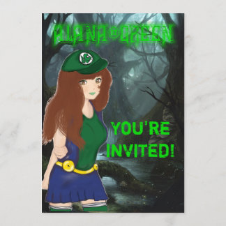 Alana Green Birthday Invitations
