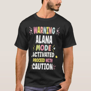 ALANA Personalized Women's Gift Custom ALANA T-Shirt