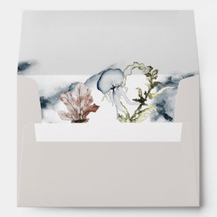 ALANA Tropical Beach Ocean Coast Blush Enveloppe