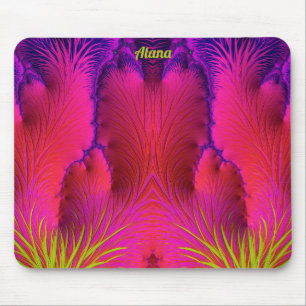 ALANA ~ Zany Shades Purple Red Pink Yellow Mouse Pad