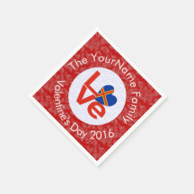 Åland Island Flag Heart LOVE Red Personalized Text