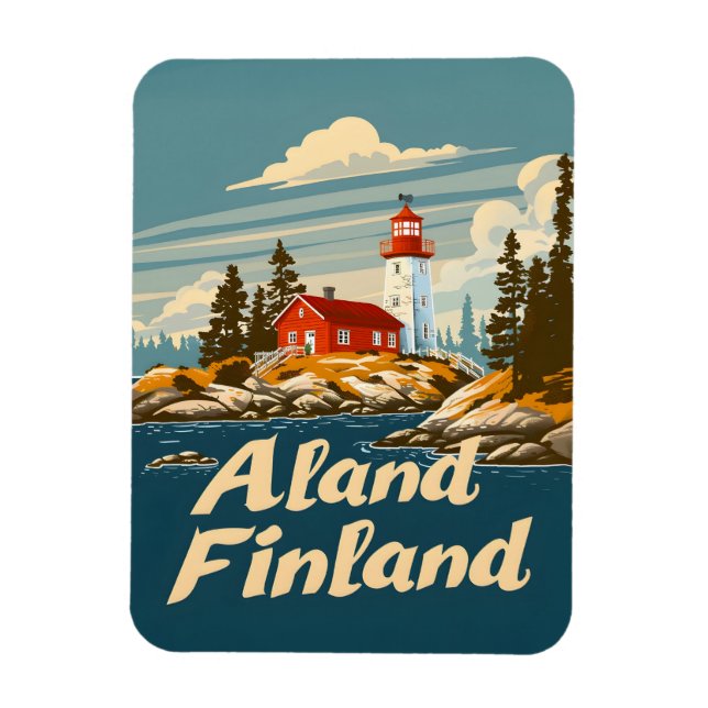 Åland Islands Finland  Magnet (Vertical)