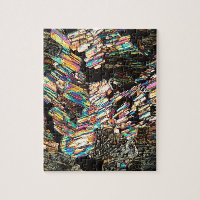 Alanine Amino Acid under the Microscope Jigsaw Puzzle (Vertical)