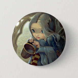 "Alannah and the Gargoyle" Button