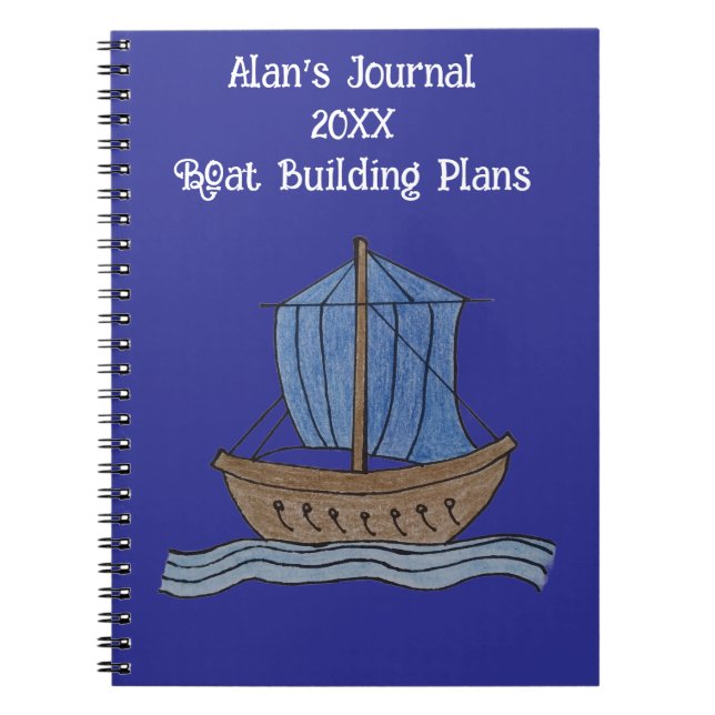 Alan's Journal 20XX plans de construction de batea (Devant)