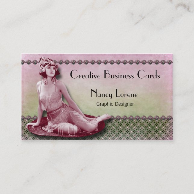 Alanya Rose from Creative Business Cards (Front)