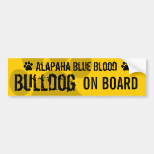 Alapaha Blue Blood Bulldog on Board Bumper Sticker
