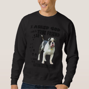 Alapaha Blue Blood Bulldog Quote Mom Dad Costume O Sweatshirt